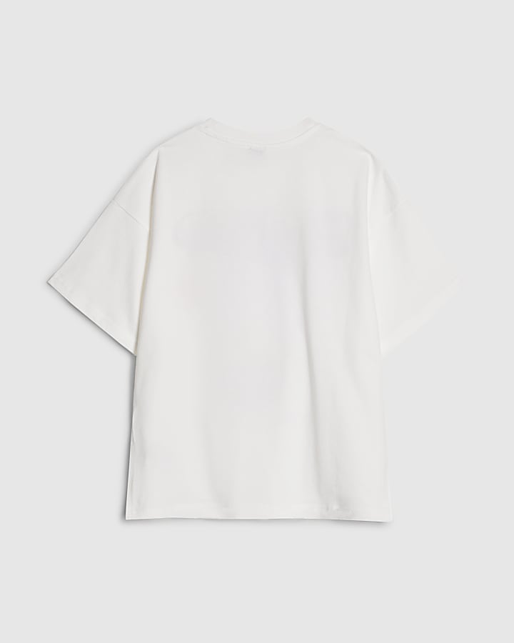 Girls White Cherry Soda T-Shirt