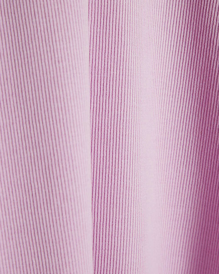 Girls Purple Whipstitch Cami Dress