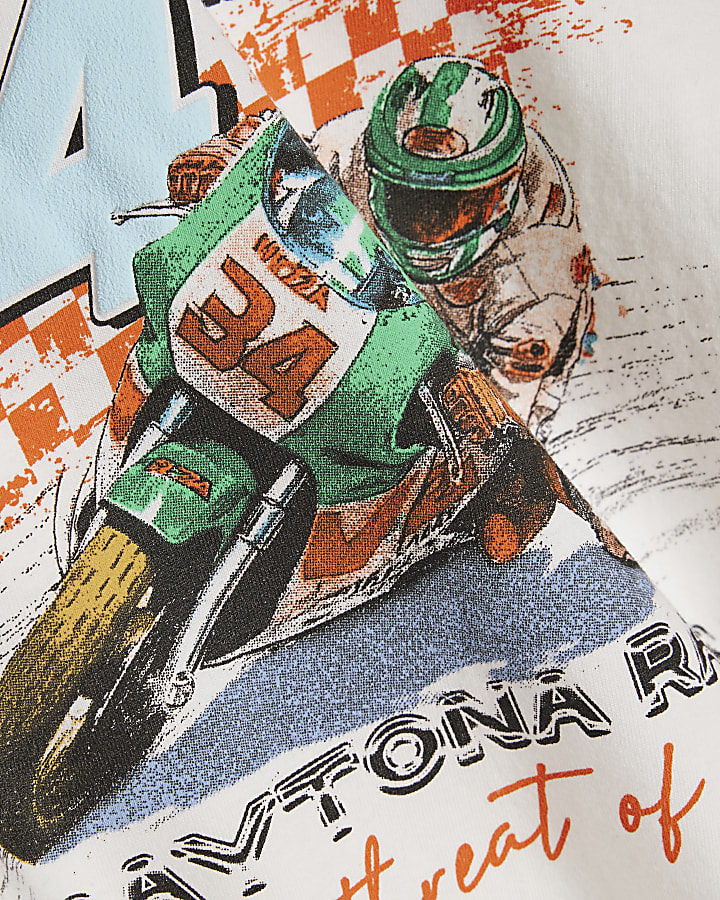 Mini Boys White 94 Bike T-Shirt