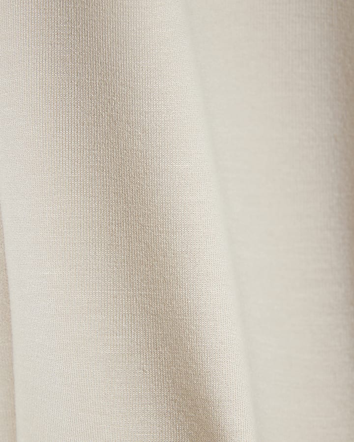 Girls Cream Wide Leg Bow Trousers