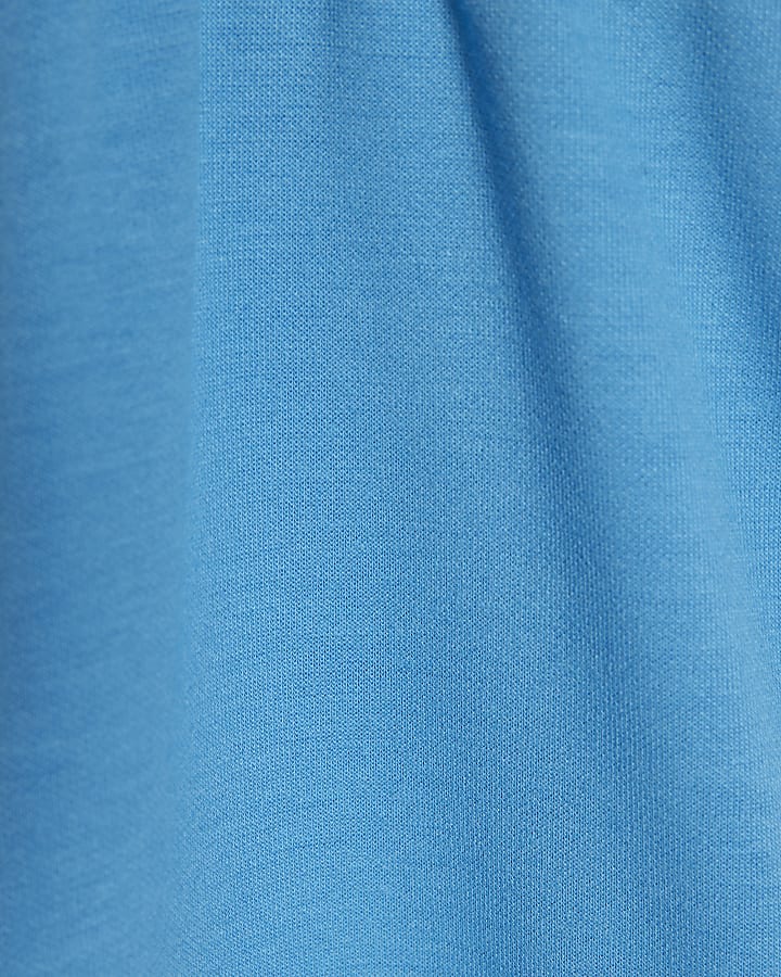 Girls Blue Side Stripe Joggers