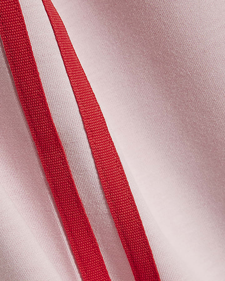 Girls Pink Side Stripe Joggers