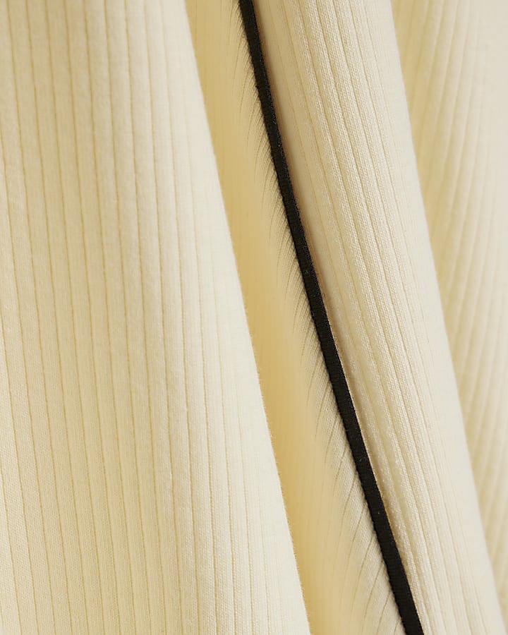 Girls Cream Cut Out Dress