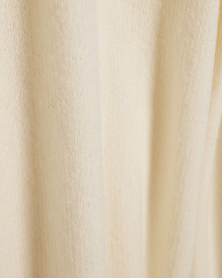 Girls Cream Cosy Joggers