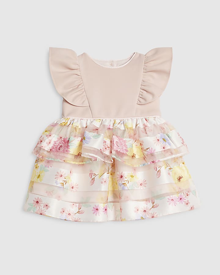 Baby Girls Pink Floral Dress