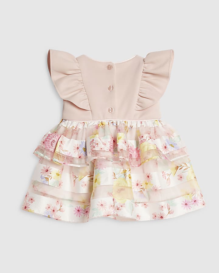 Baby Girls Pink Floral Dress