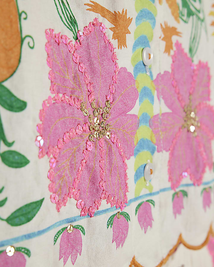 Mini Girls Multi Colour Shirt & Short Set