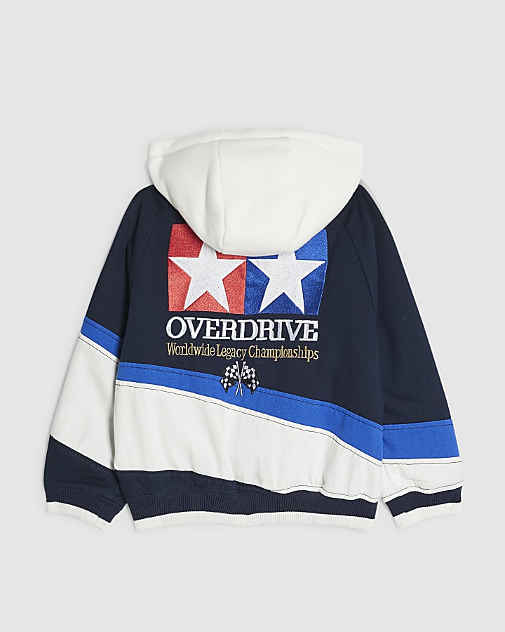 Boys Black Motocross Bomber Jacket