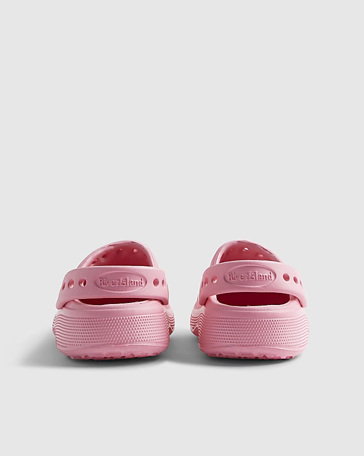 Mini Girls Pink Gem Clogs