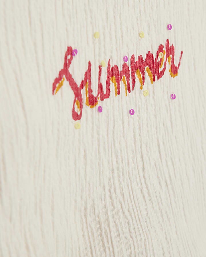 Girls Multi Colour Parrot Shorts Set