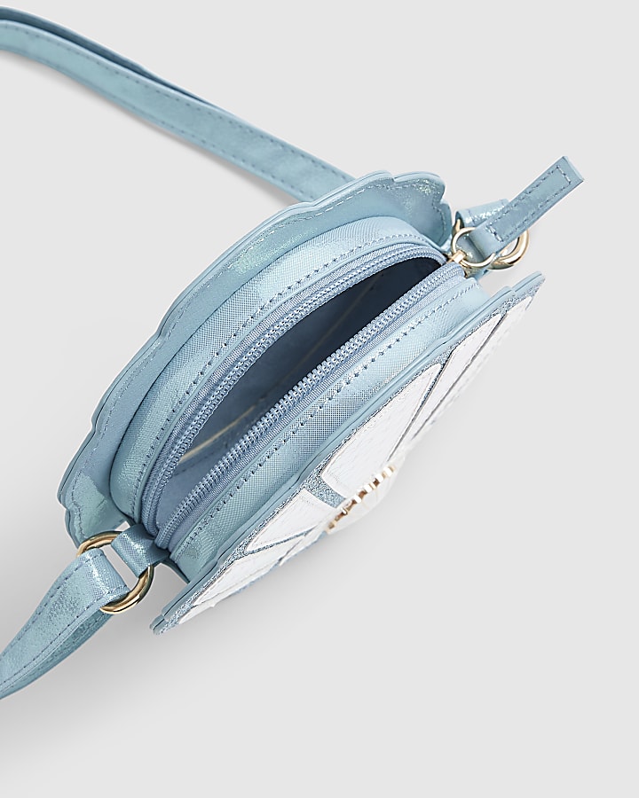 Blue Shell Cross Body Bag