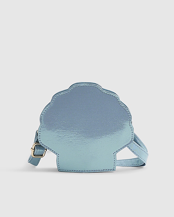 Blue Shell Cross Body Bag