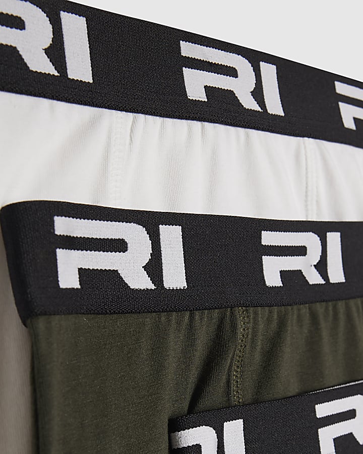 Boys Khaki Pack Of 5 Boxers