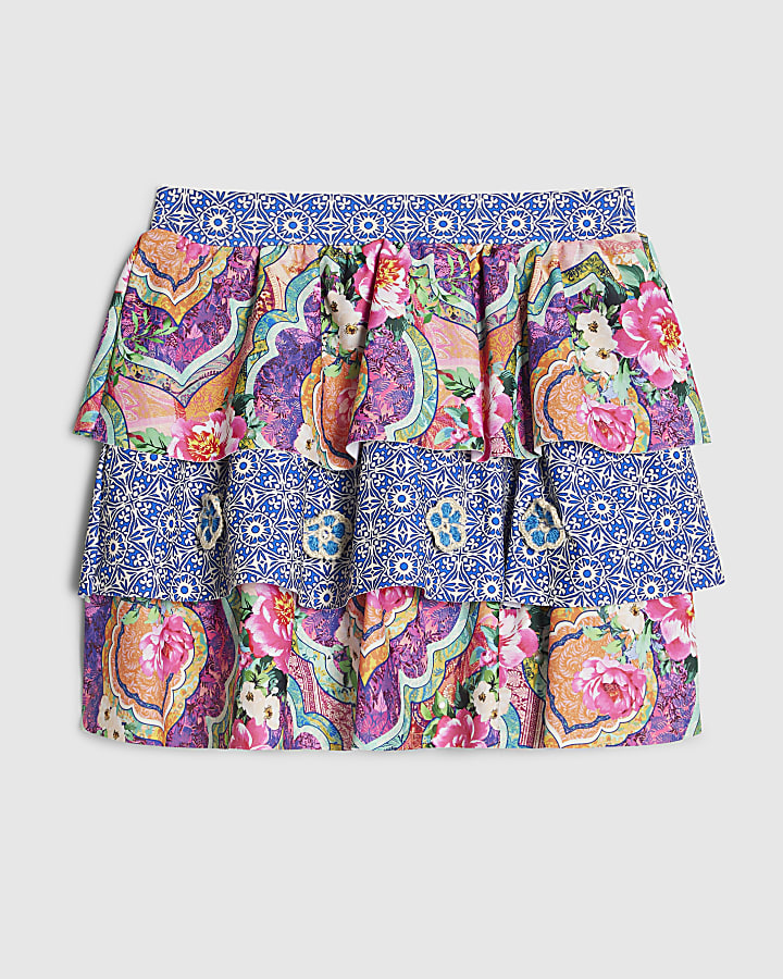 Girls Purple Rara Swim Skirt