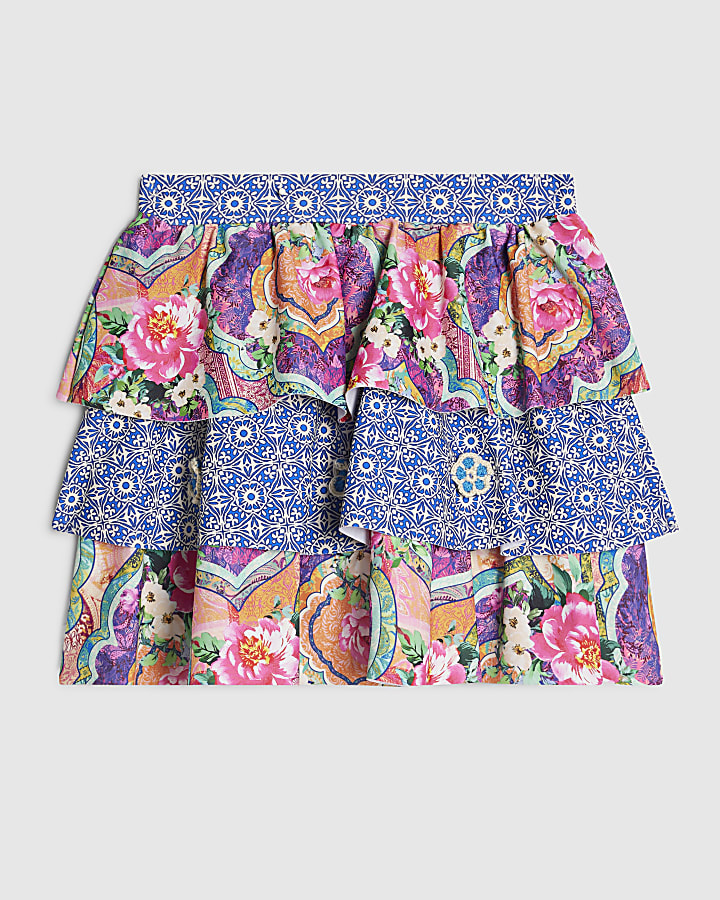 Girls Purple Rara Swim Skirt