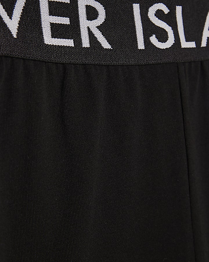 Girls Pink Cheetah Girl Vibe Crop T-Shirt Set