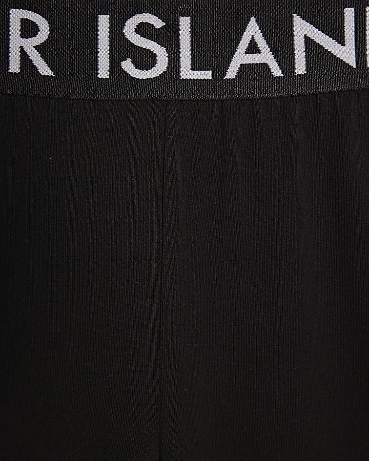 Girls White Bow Crop Top Set