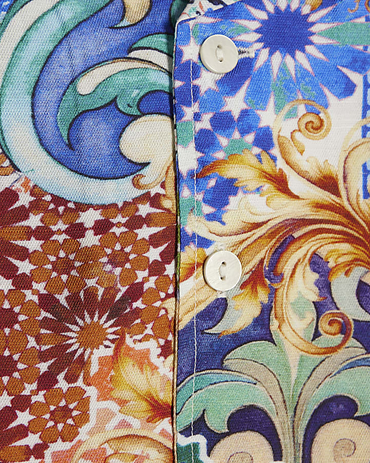 Boys Blue Shirt & Short Set