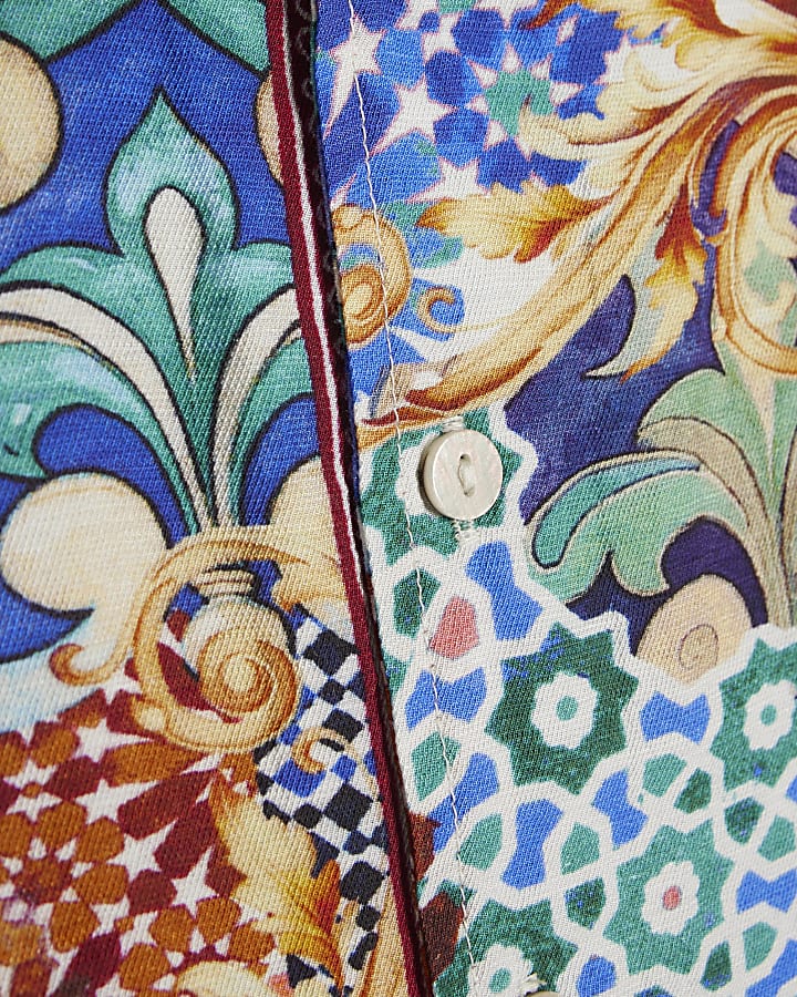 Mini Boys Blue Shirt & Short Set