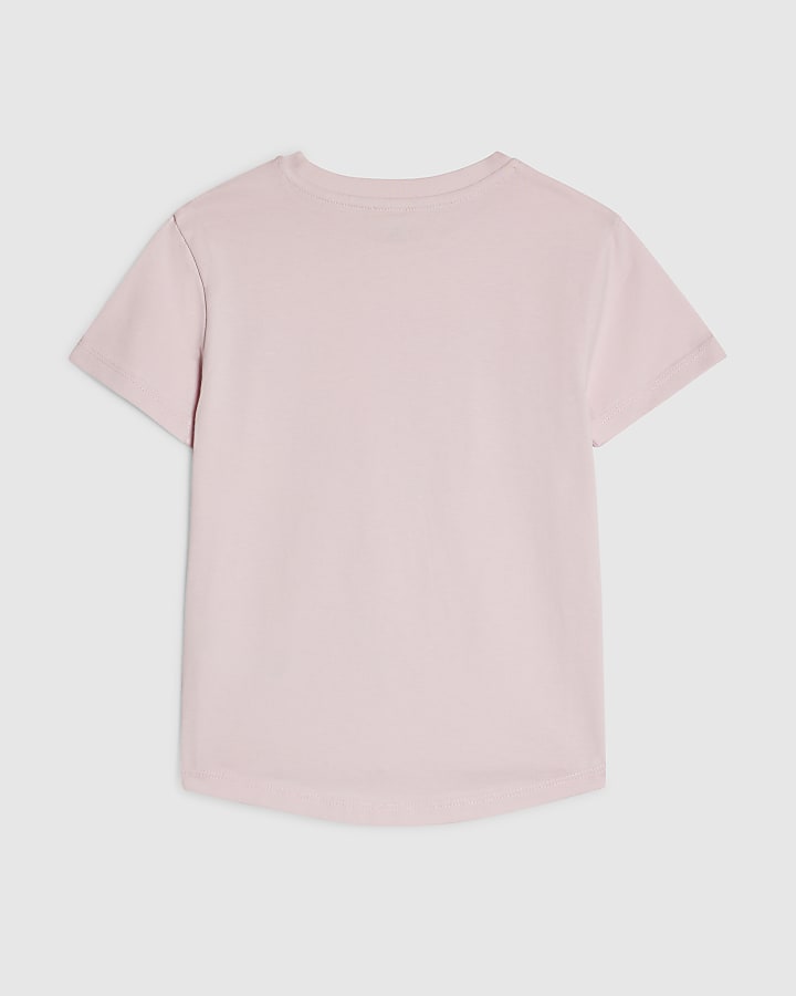 Mini Girls Pink Graffiti T-Shirt