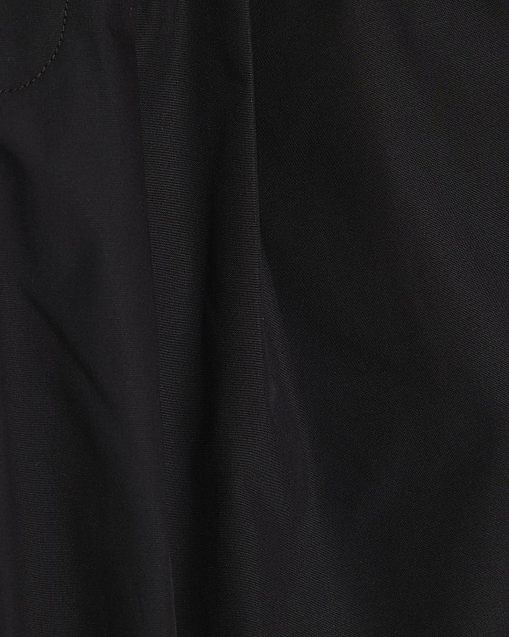 Girls Black Balloon Trousers