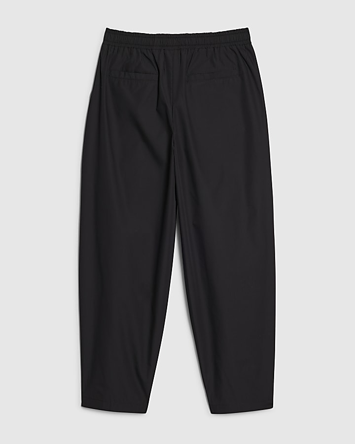 Girls Black Balloon Trousers