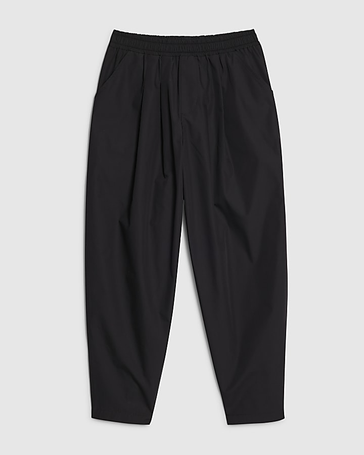Girls Black Balloon Trousers