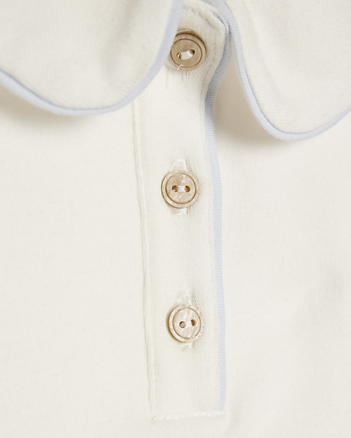 Baby Boys Blue Dungaree Set