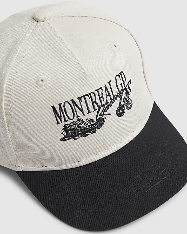 Mini Boys Cream Montreal Graphic Cap