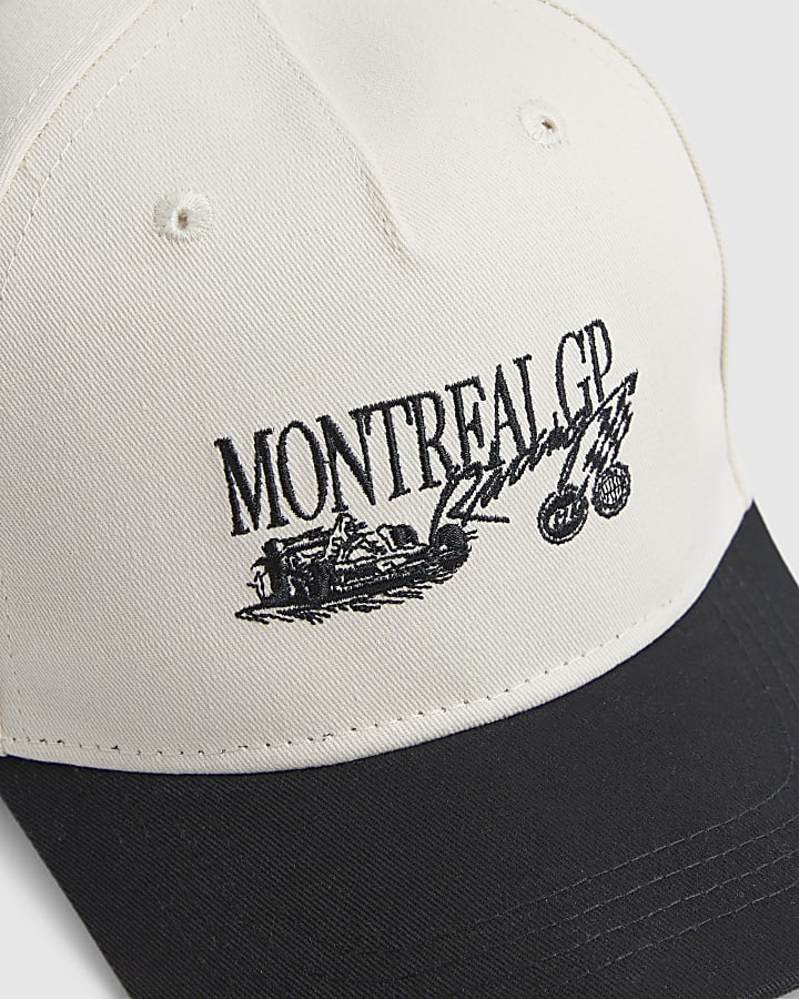 Boys Cream Montreal Graphic Cap