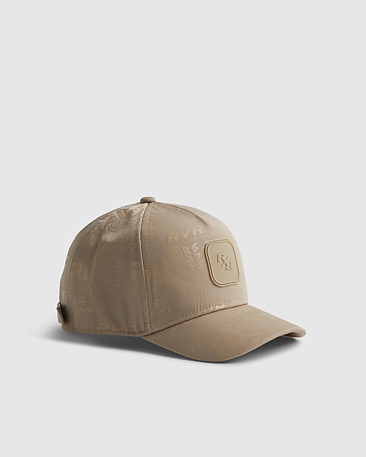 Boys Beige RVR Monogram Cap
