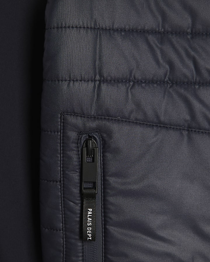 Boys Navy Palais Dept Hooded Jacket