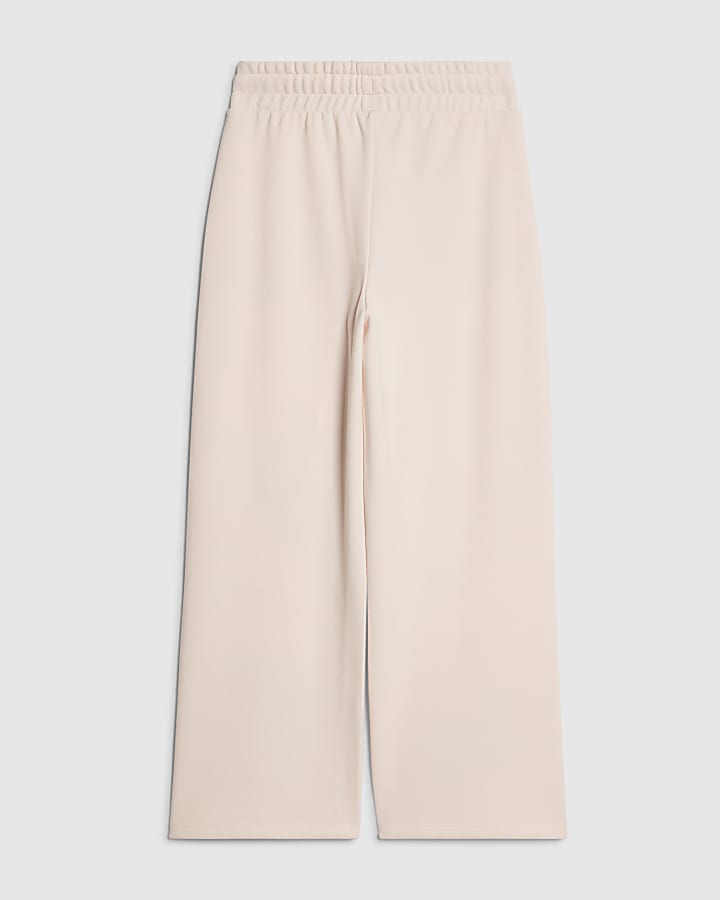 Girls Pink Graffiti Print Trousers