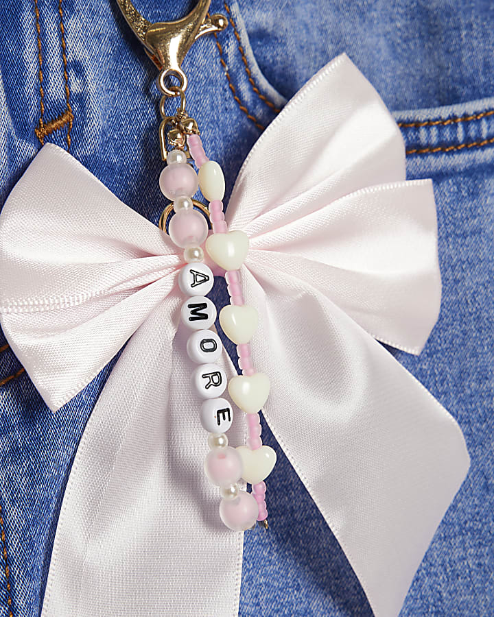 Girls Blue  Keychain Flared Jeans