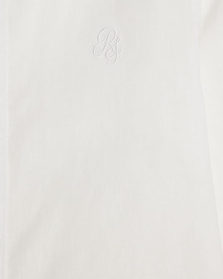 Boys White Shirt And Chino Trousers Set