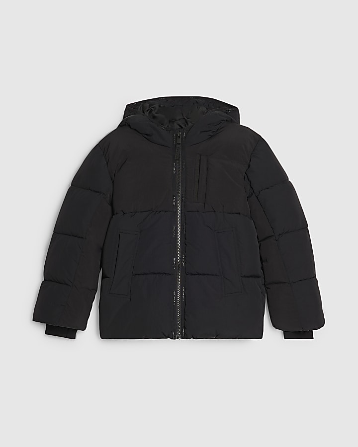 Boys Black MCMXII Heavyweight Padded Jacket