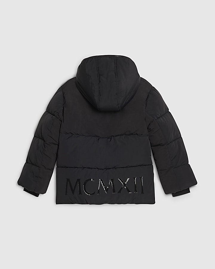 Boys Black MCMXII Heavyweight Padded Jacket