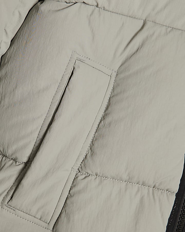 Boys Grey Heavyweight Padded Jacket