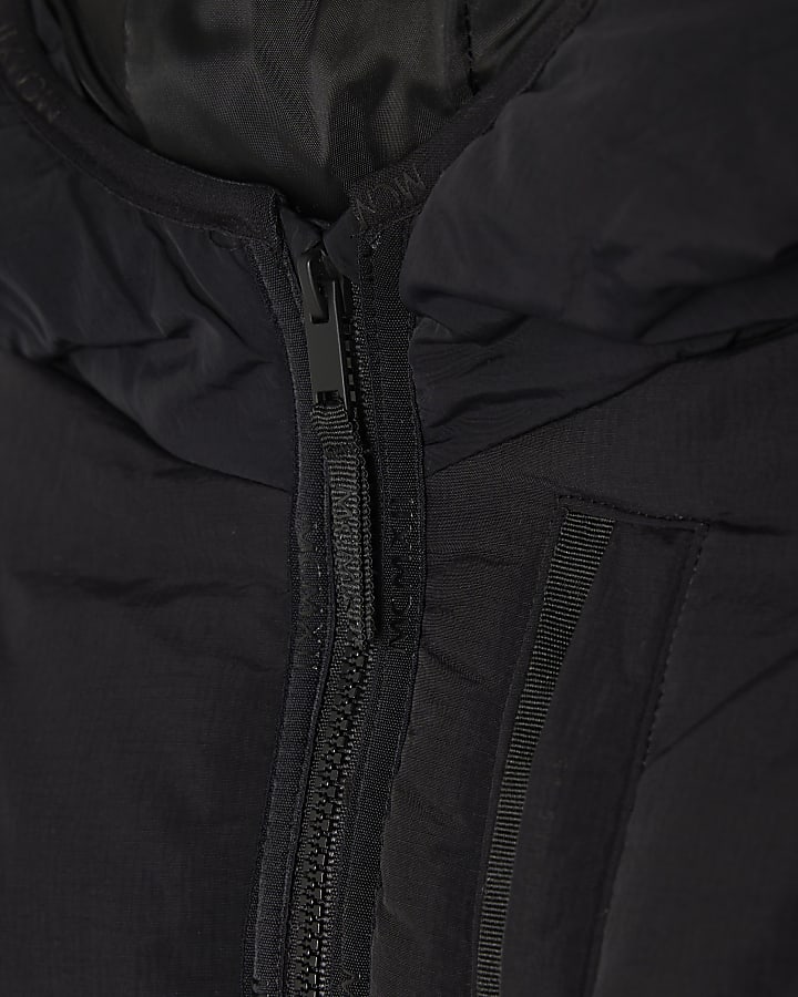 Mini Boys Black Heavyweight Padded Jacket