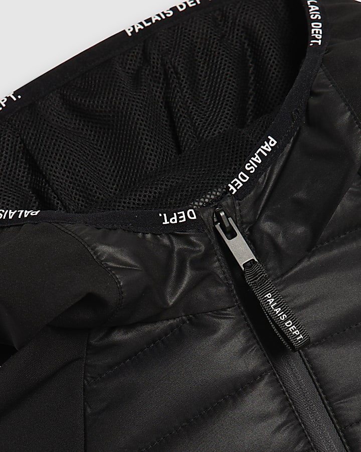 Mini Boys Black Palais Dept Hooded Jacket