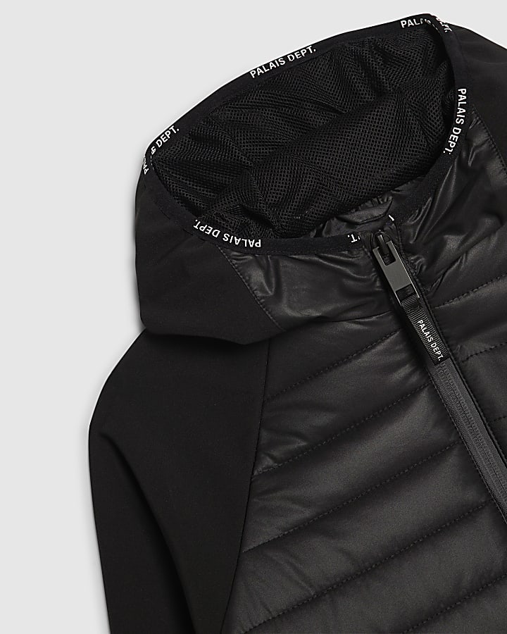 Boys Black Palais Dept Hooded Jacket