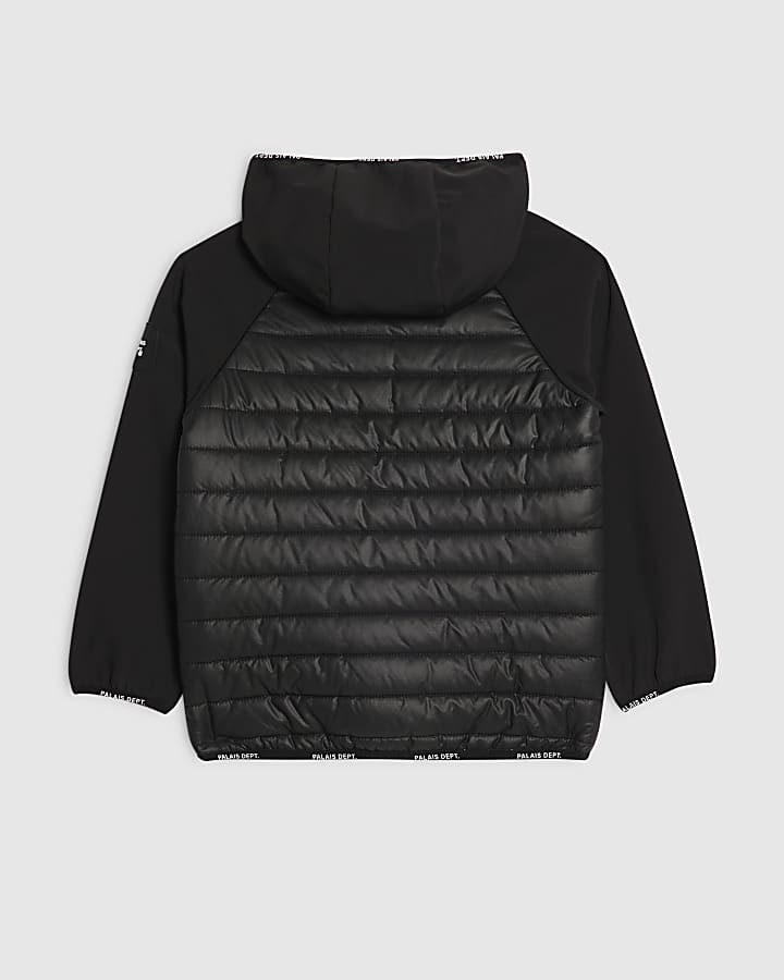 Boys Black Palais Dept Hooded Jacket