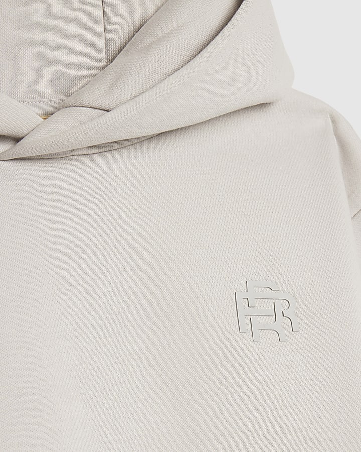 Mini Boys Grey RR Hoodie And Joggers Set