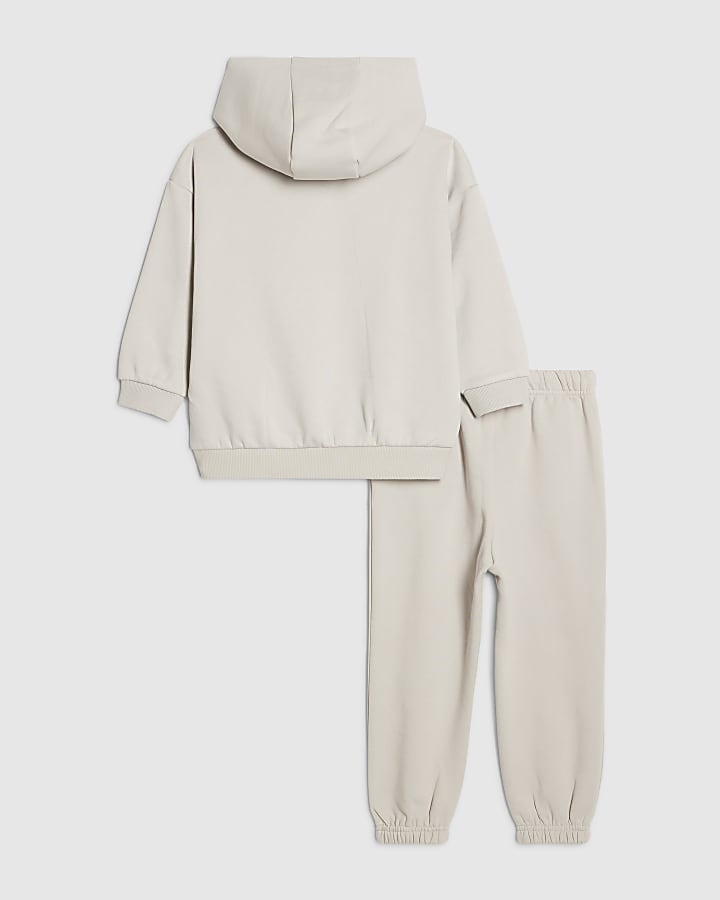 Mini Boys Grey RR Hoodie And Joggers Set