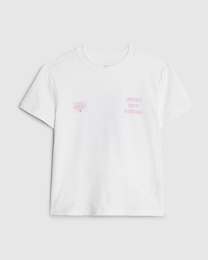 Real Hackney Dave White Mini London Tee