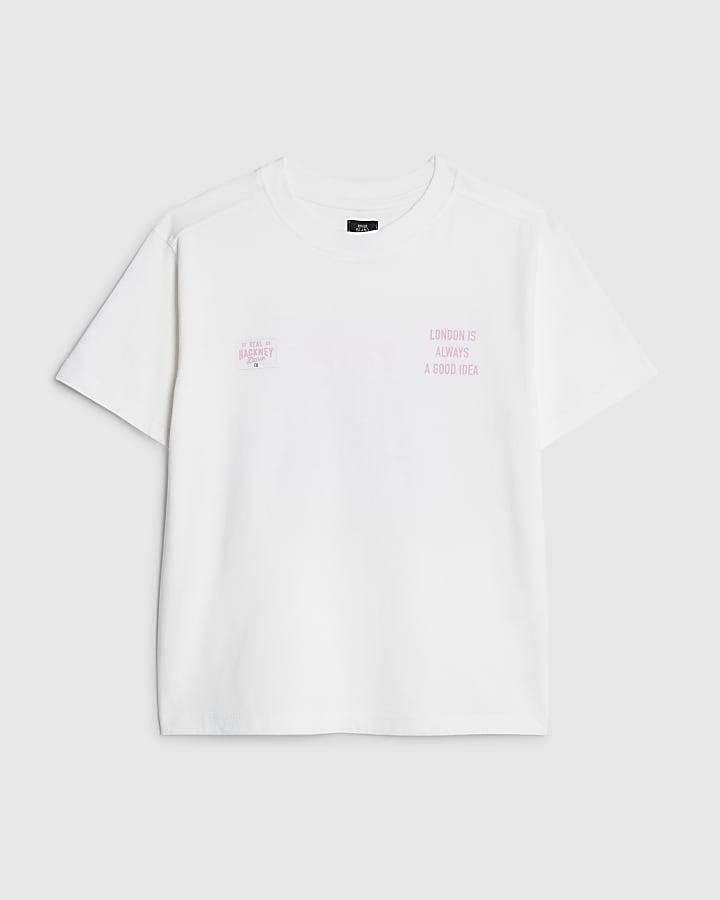 Real Hackney Dave White Boys London Tee