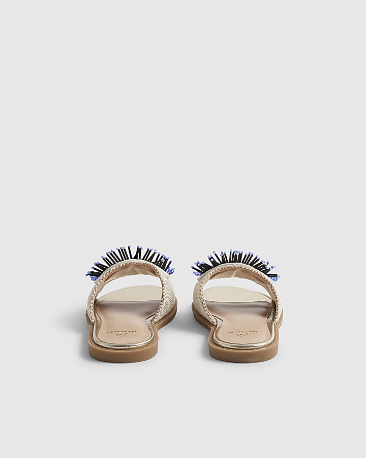 Girls Blue Eye Sandals