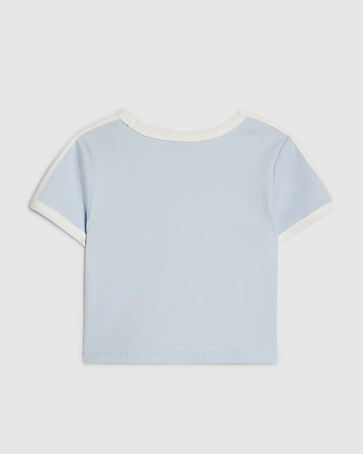 Girls Blue Lace Number 98 T-Shirt