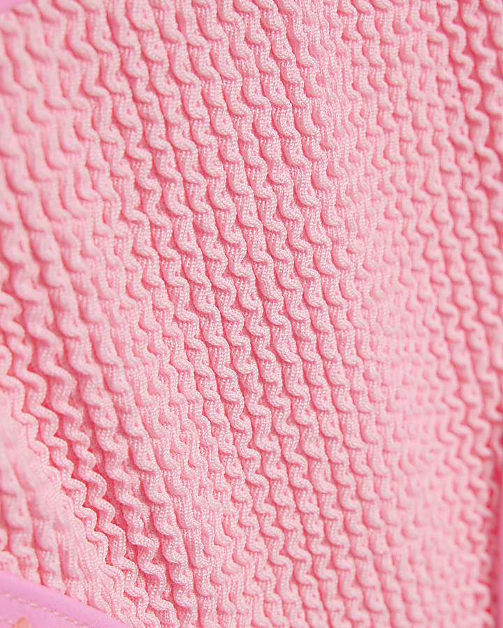 Girls Pink Bow Bikini Set