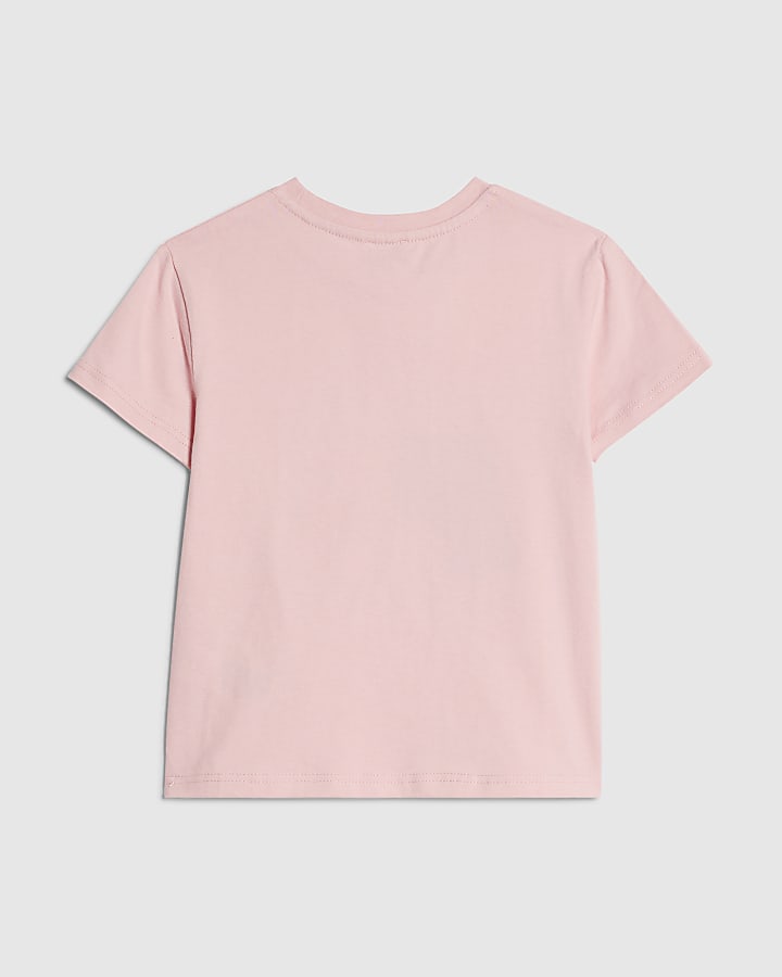 Mini Girls Pink Cappybara T-Shirt